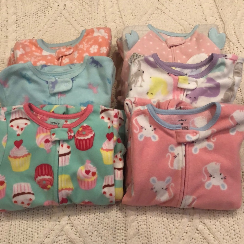 Carter’s Girls 3T Fleece Pajamas